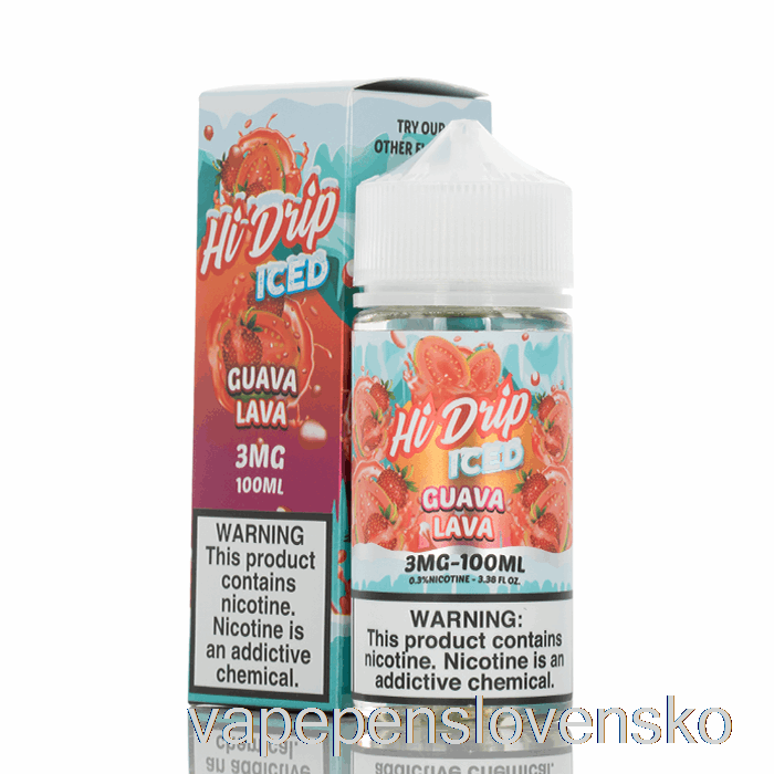 ľadová Guava Láva - E-liquidy S Vysokým Odkvapkávaním - 100 Ml 3 Mg Vape Pero